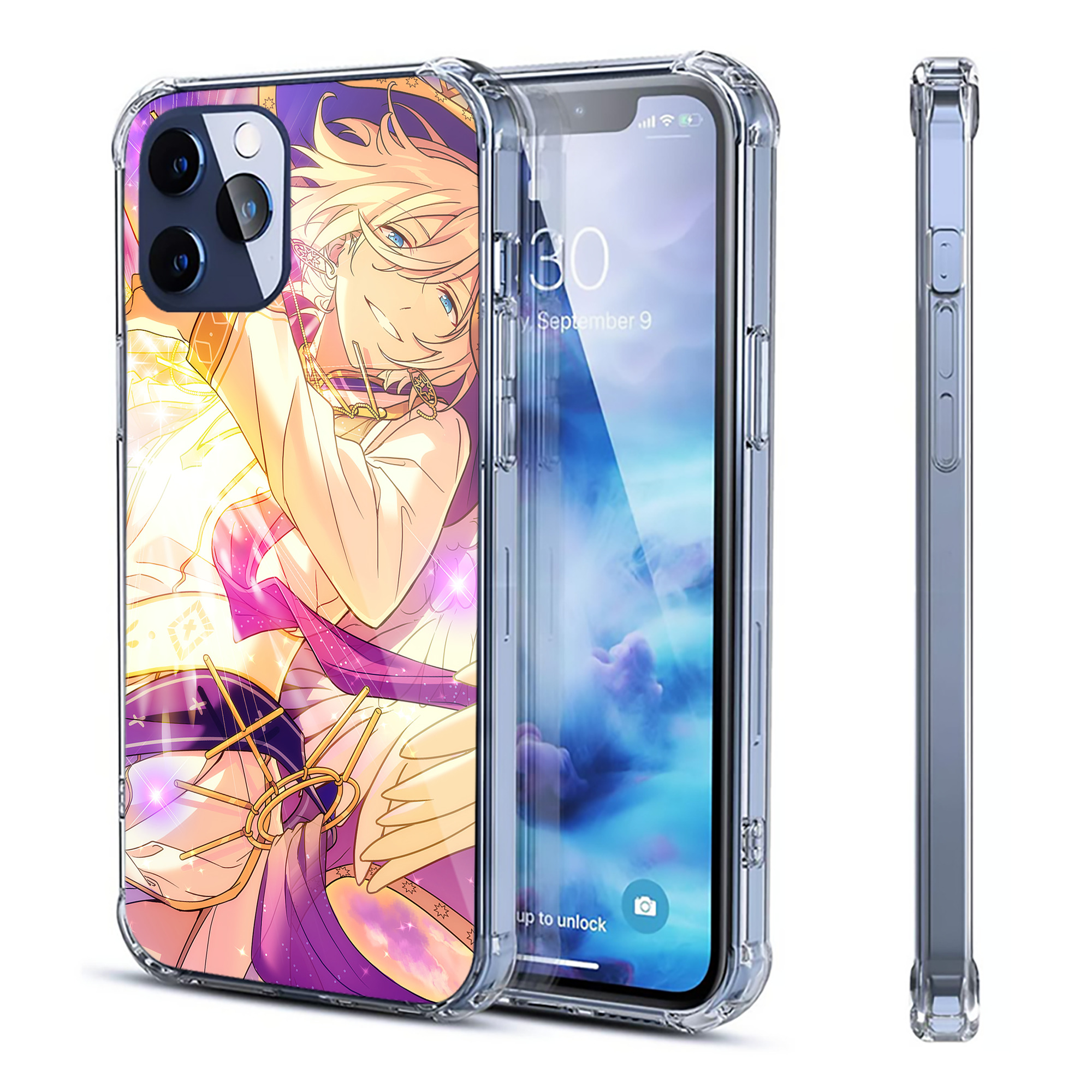 （画像用） あんさんぶるスターズ! Ensemble Stars 【iPhone 12シリーズ対応】透明スマホケース（クリアソフトケース）